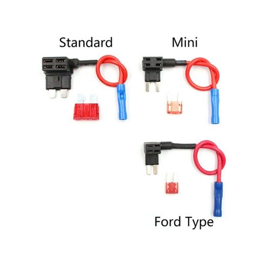 Adapter add a circuit auto blade car fuse standard tap fuse holder effortless