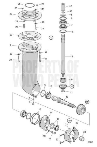 3593663 rec3593663 volvo sealing ring for volvo penta marine propulsion systems