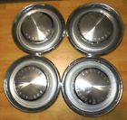 4 vintage  chrysler  hubcaps wheel cover used. unsure for what? parts &amp; repair