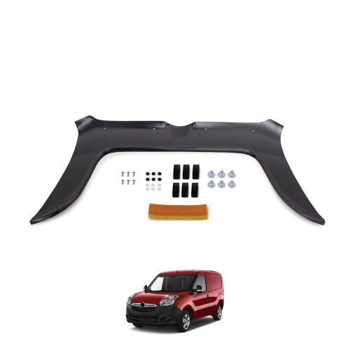 Hood deflector guard | front bug shield compatible for opel combo d 2013-2018