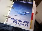 Beechcraft king air 350 pro line 21 airplane flight manual b300/b300c