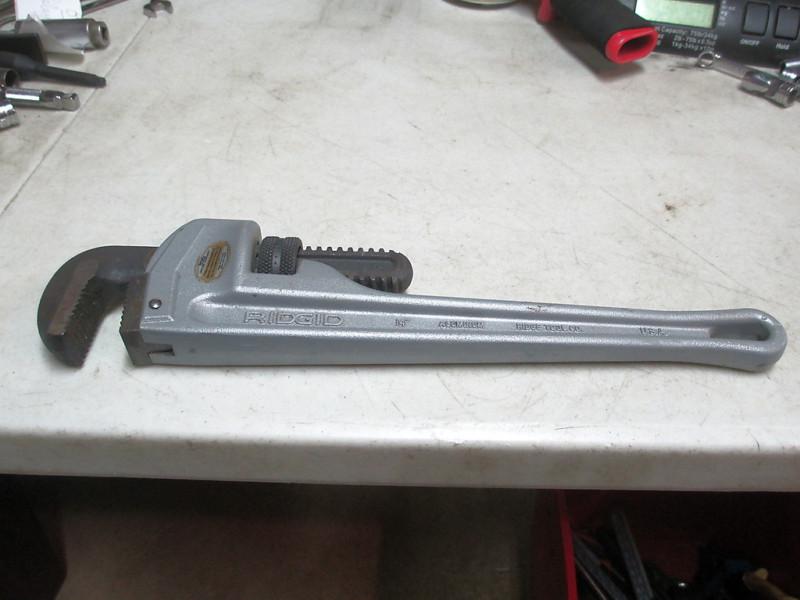 Ridgid 14" aluminum pipe wrench