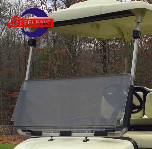 Foldable tinted windshield for yamaha g14/g16 (1995-2003) golf cart