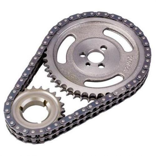 True roller timing chain w/lockplate &amp; bolts, fits small block