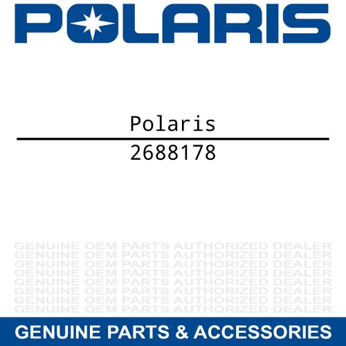 Polaris 2688178 asm-seat blk stx/wht/tw/ired part 2687687