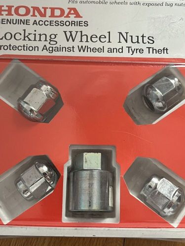 Honda genuine accessories locking wheel nuts 08w42-sjd-600 for exposed lug nuts