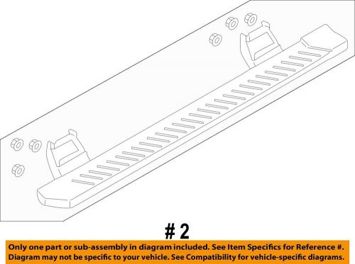 Ford oem 15-16 f-150-running board step fl3z16450mc