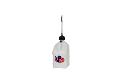 Vp racing fuels 5 gallon plastic utility jug with deluxe hose new.