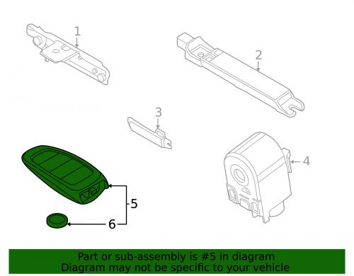 Genuine hyundai keyless entry transmitter 95440-n9072