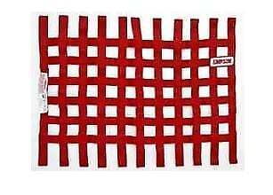 Simpson racing 36002r window net - sfi 27.1 - 18 x 24 rectangle - red - each