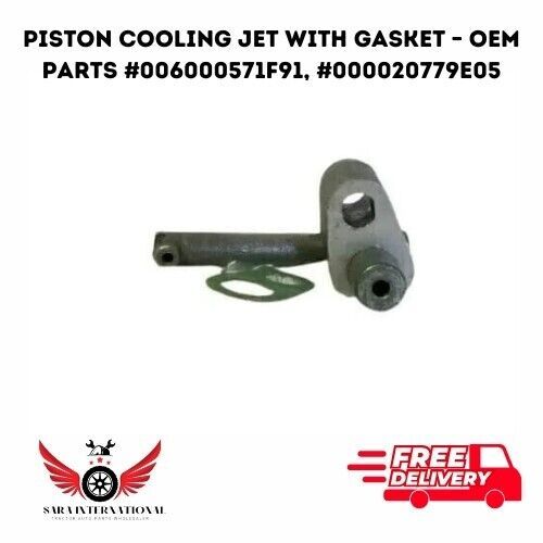 Piston cooling jet with gasket – oem parts #006000571f91, #000020779e05