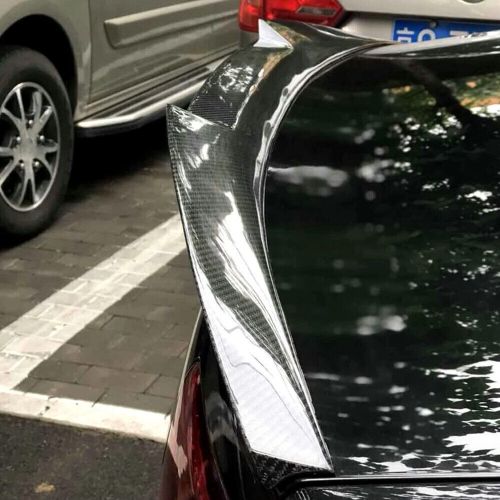 Real carbon rear trunk spoiler boot wing for audi a6 c7 a6 sline s6 2012-2018