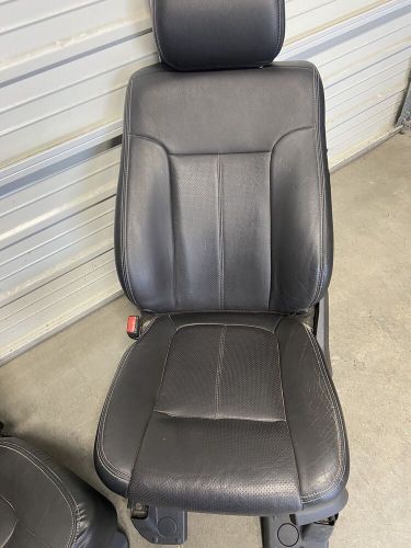 1999-2016 ford f250 f350 f450 super duty black lariat front seats