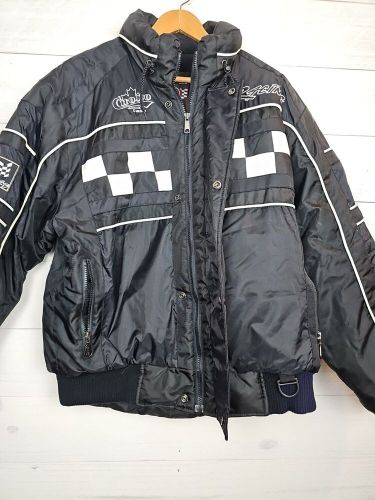 Choko racing hot rider mens medium black checkered snowmobile jacket