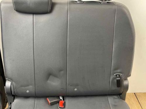 Fits 11 - 14 toyota sienna se complete 3rd row back seat black leather free ship