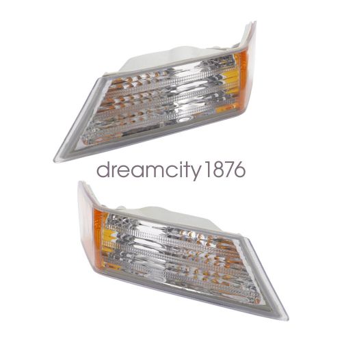 Parking light turn signal directional lamp front pair set fit 07-17 jeep patriot