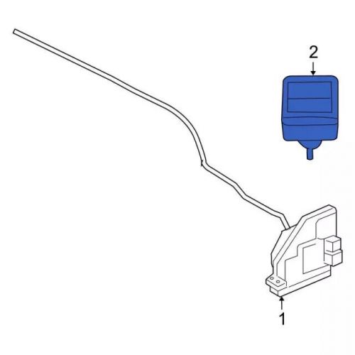 Genuine ford keyless entry transmitter 8s4z-15k601-a