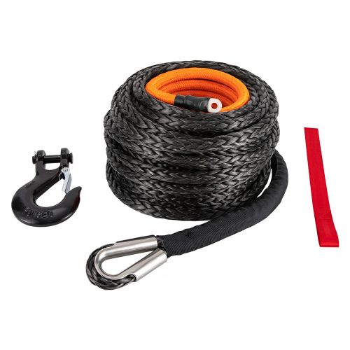 35000lbs synthetic winch rope line recovery cable winch rope 9/16 inch*76ft