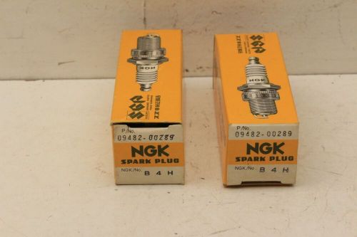 Pair of ngk 09482-00289 b 4 h spark plugs for suzuki outboards