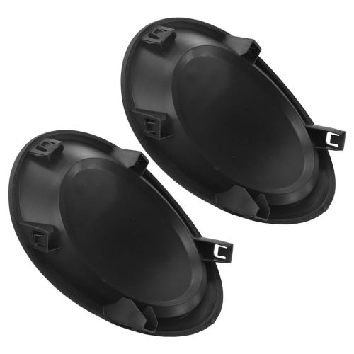 Black plastic fog light lamp covers for nissan for rogue sport set of 2