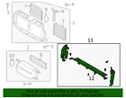 Genuine radiator support air deflector ml3z-8327-g