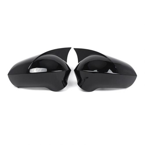 And right gloss black exterior mirror cover caps for 6j mk4 26615-