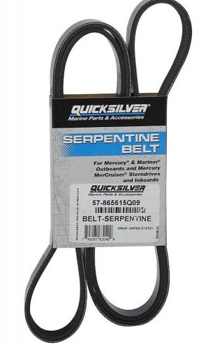 Quicksilver mercury mariner mercruiser serpentine belt 57-865615q04 read discr!