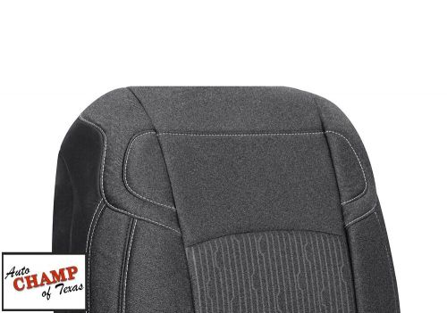 2023 ram 2500 bighorn/lonestar -driver side lean back cloth seat cover dark gray