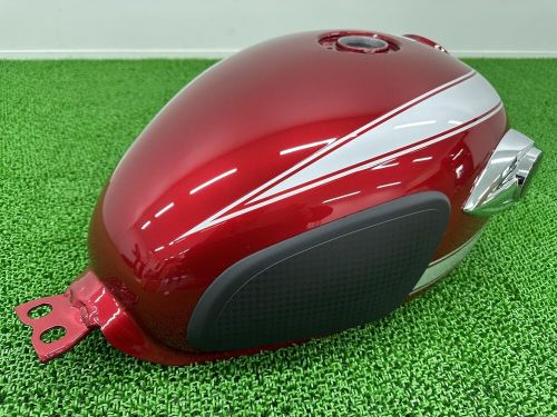 W800 tank red m kawasaki genuine motorcycle parts ej800e candy fire normal gas p