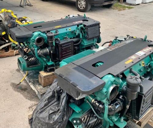 2008 volvo d6 twin diesel marine boat engine 435 hp (718 hrs)