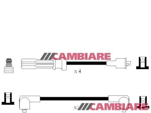 Ht leads ignition cables set fits volvo 240 p24, p245 2.3 80 to 93 cambiare new