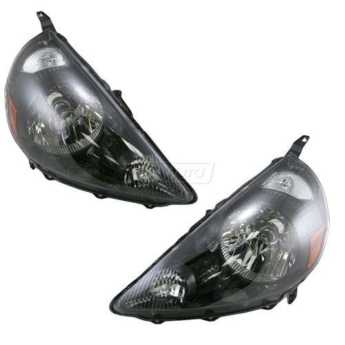 07-08 honda fit headlights headlamps pair set new