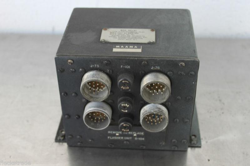 Hercules c-130 sperry gyroscope relay box a-12d auto pilot 669780