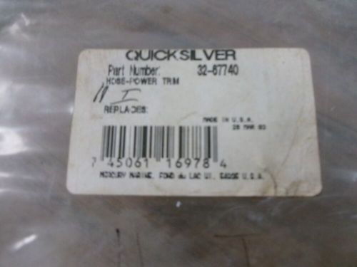 New oem mercruiser quicksilver power trim hose pn 32-67740