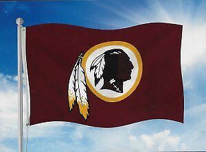 Washington redskins banner flag