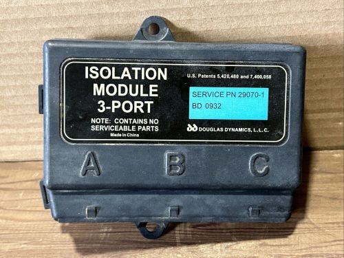 Fisher 29070-1 isolation module 3 port bd 0932 snow plow ford dodge chevy gm