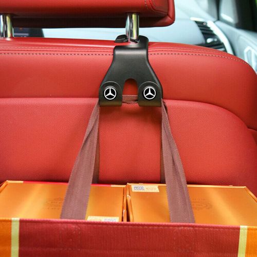 2pcs bag holder car seat back hook hanger interior accessories for mercedes benz