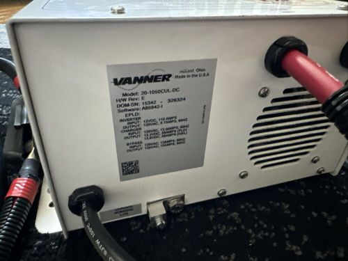 Vanner 20-1050cul-dc lifestar inverter charger