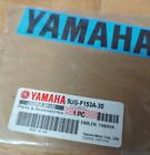 Oem genuine yamaha atv yamaha decal 5ug-f153a-30-00 black on blue