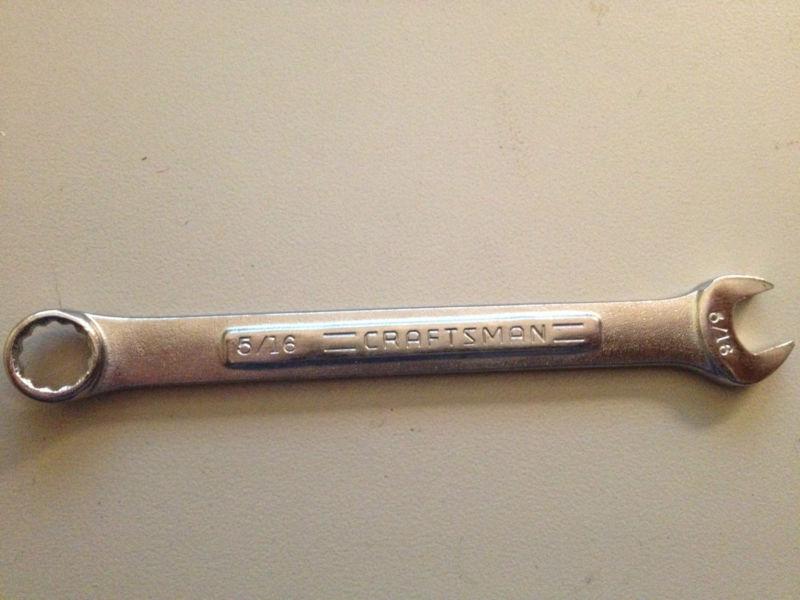 Craftsman 5/16 combination wrench vv series 44691 made in usa