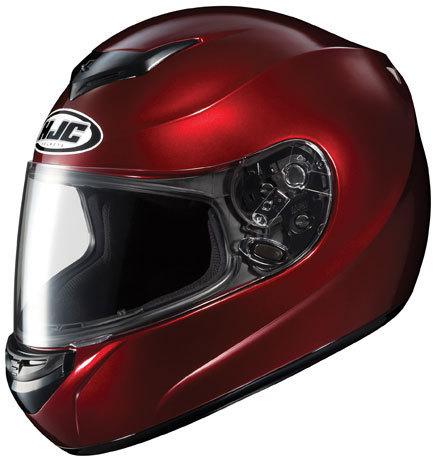 Hjc cs-r2 solid and metallic helmet metallic wine adult xl