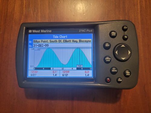 Used garmin marine gps chartplotter 276c plus