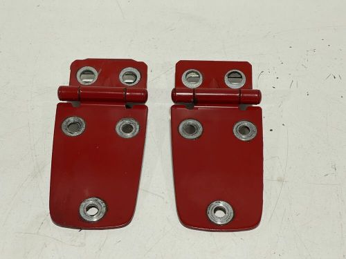 Jeep tj wrangler hood hinges pr4 flame red oem cc 55