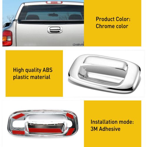 Chrome 2door handle +1tailgate covers for 99-06 chevy silverado / gmc sierra