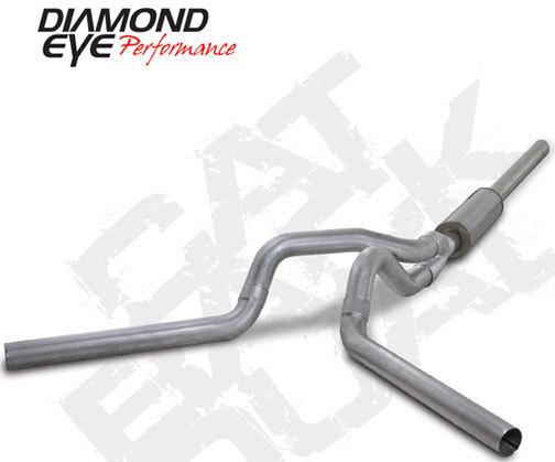 Diamond eye exhaust- 04-07 dodge 4" alum-cat back dual