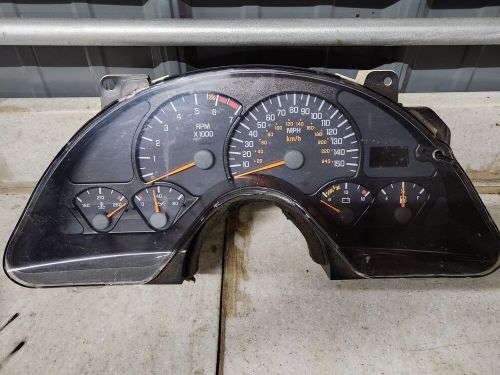 84 firebird trans am 80 mph instrument gauge cluster 82 83 gm 97k