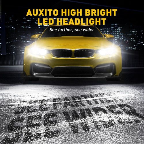 Auxito h1 led headlight bulbs conversion 6500k super white light bulb lamp eoe