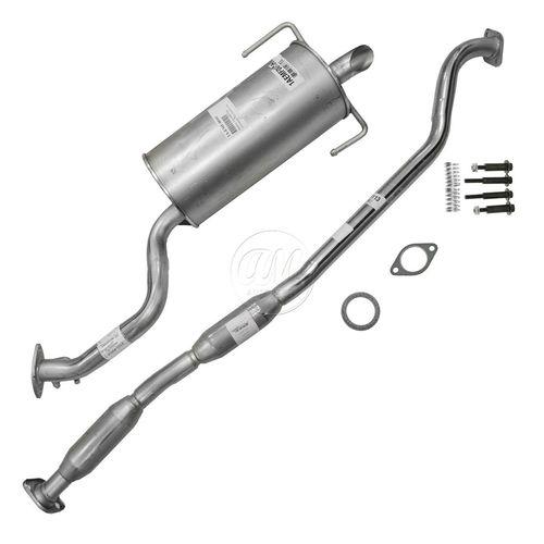 Complete cat back exhaust system new for 00-04 subaru legacy sedan h4 2.5l