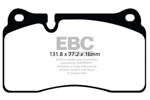 Front ebc rp1 brake pads for audi rs3 8p mk2 &amp; ttrs 8j mk2 2.5 tfsi