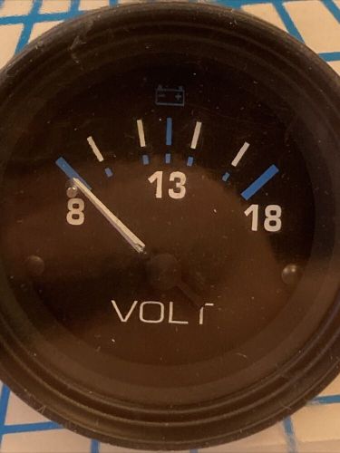 Teleflex 56931p marine blue international series 2&#034; volt meter gauge new nib